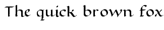 Serif misc fonts: Ramsey Foundational Bold