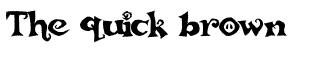 Gothic fonts: Re Bucked