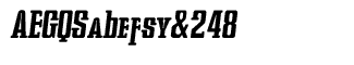 Serif fonts O-S: Redeye Serif Round Oblique