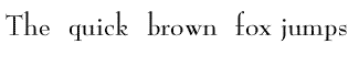 Serif misc fonts: Reed Font