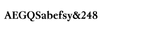 Serif fonts O-S: Regent Bold Package