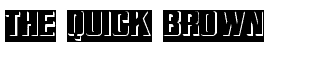 Symbol misc fonts: Relief In Reverse Regular