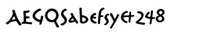 Handwriting fonts K-Y: Reliq SemiBold ExtActive