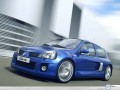 Renault wallpapers: Renault Clio by building wallpaper