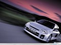 Renault wallpapers: Renault Clio silver front wallpaper