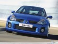 Renault wallpapers: Renault Clio V6 blue wallpaper