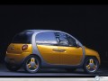 Renault wallpapers: Renault Concept Car golden side profile wallpaper