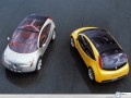 Renault wallpapers: Renault Concept Car yellow and white wallpaper