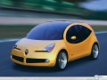 Renault wallpapers: Renault Concept Car yellow wallpaper