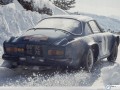 Renault wallpapers: Renault History Alpine in snow wallpaper