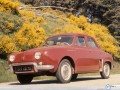 Renault History Dauphine red wallpaper