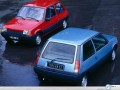 Renault wallpapers: Renault History R5 red and blue wallpaper