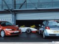 Renault Megane by garage wallpaper