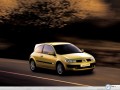 Renault Megane wallpapers: Renault Megane yellow high speed wallpaper