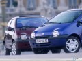 Renault Twingo blue and claret  wallpaper