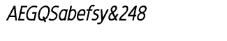 Sands Serif fonts Q-T: Revalo Classic Regular Italic
