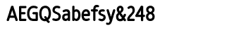 Sands Serif fonts Q-T: Revalo Modern Bold