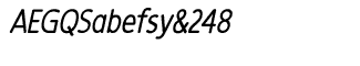 Sands Serif fonts Q-T: Revalo Modern Regular Italic