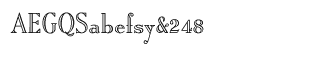 Serif fonts O-S: Roman Stylus Normal