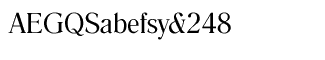 Serif fonts O-S: Romana Book