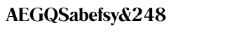 Serif fonts O-S: Romana CE Demi