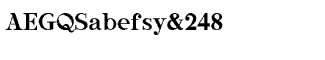 Serif fonts O-S: Rubino Serif Fill