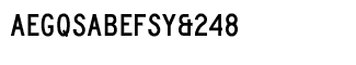 Sans Serif fonts: SAA Series C