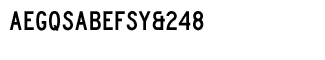 Sans Serif fonts: SAA Series C CE