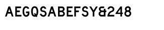 Sans Serif fonts: SAA Series D