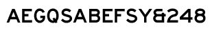 Sands Serif fonts Q-T: SAA Series E
