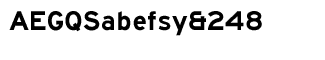 Sans Serif fonts: SAA Series EM CE