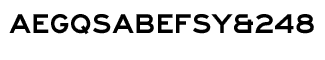 Sans Serif fonts: SAA Series F