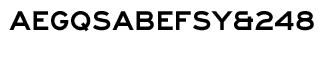 Sans Serif fonts: SAA Series F CE