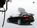 Car wallpapers: Saab 9 3 Convertible black wallpaper