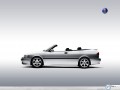 Car wallpapers: Saab 9 3 Convertible silver  wallpaper