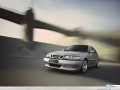 Saab wallpapers: Saab 9 3 Sedan silver wallpaper