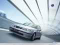 Saab wallpapers: Saab 9 5 Sedan front profile wallpaper
