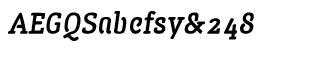 Serif fonts S-T: San Jaime Serif Oblique