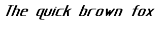 Serif fonts S-T: Sanity Wide Bold Italic