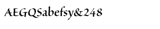 Serif fonts S-T: Sanvito Pro SemiBold Display