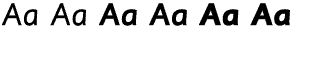 Sands Serif fonts Q-T: Sassoon Sans Slope Volume