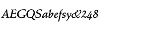 Serif fonts S-T: Schneidler Bold Italic
