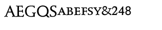 Serif fonts S-T: Schneidler Mediaeval DisCaps CE Medium