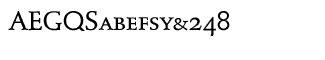 Serif fonts S-T: Schneidler Mediaeval Small Caps CE Medium