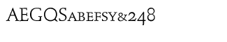 Serif fonts S-T: Schneidler Mediaeval Small Caps CE Regular