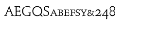 Serif fonts S-T: Schneidler Mediaeval Small Caps Regular
