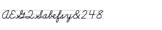 Handwriting fonts K-Y: School Script Lined