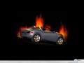 Seat Concept Car burning  wallpaper