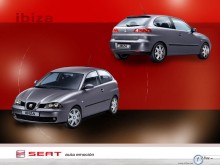 Seat Ibiza front and back wallpaper
