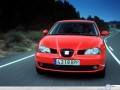 Seat wallpapers: Seat Ibiza red front profile wallpaper